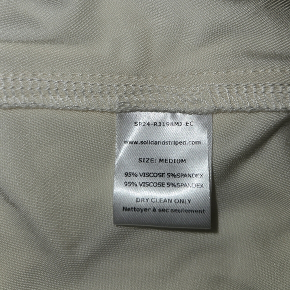 Solid & Striped x Sofia Richie Grainge The Jonati Dress in Ecru Size M - Picture 8 of 9